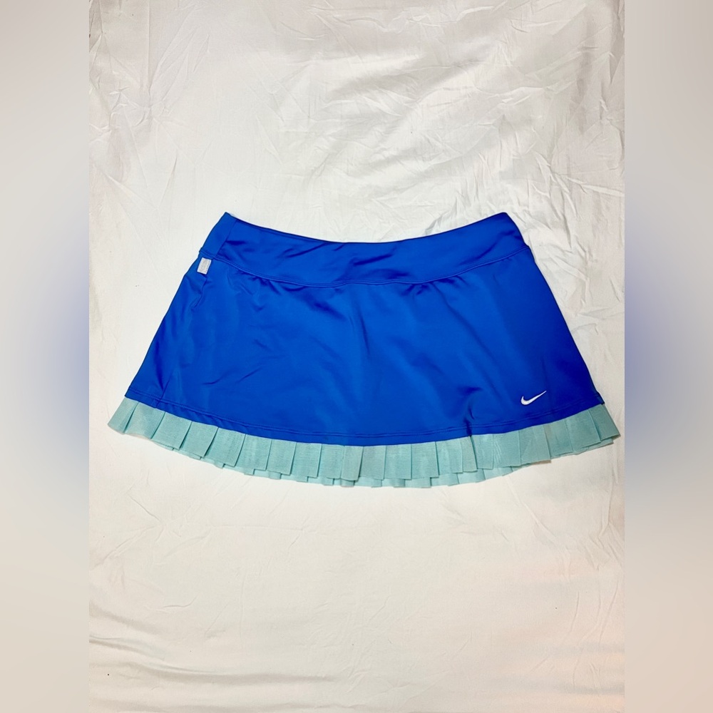 nike tennis skirt (blue, large)